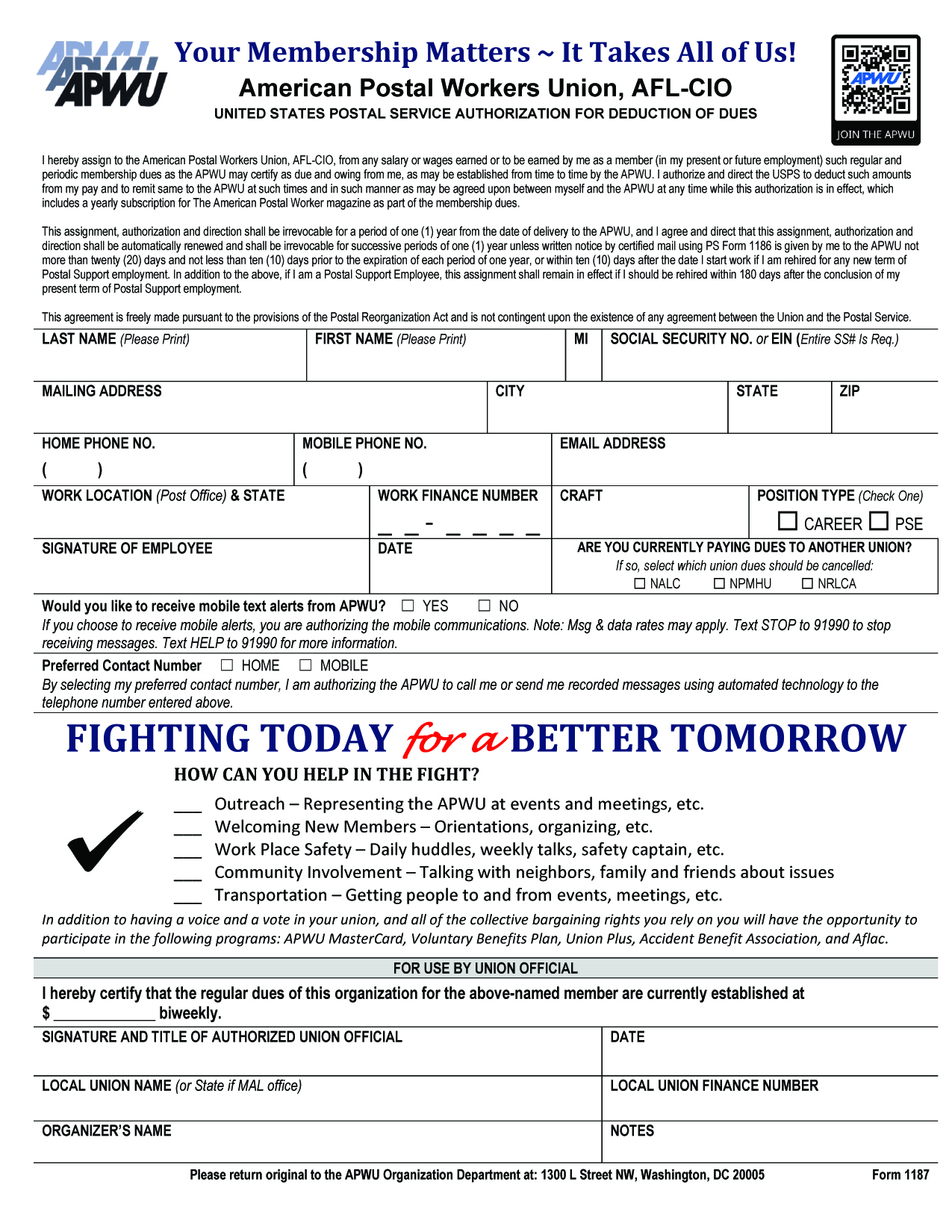New Membership Application